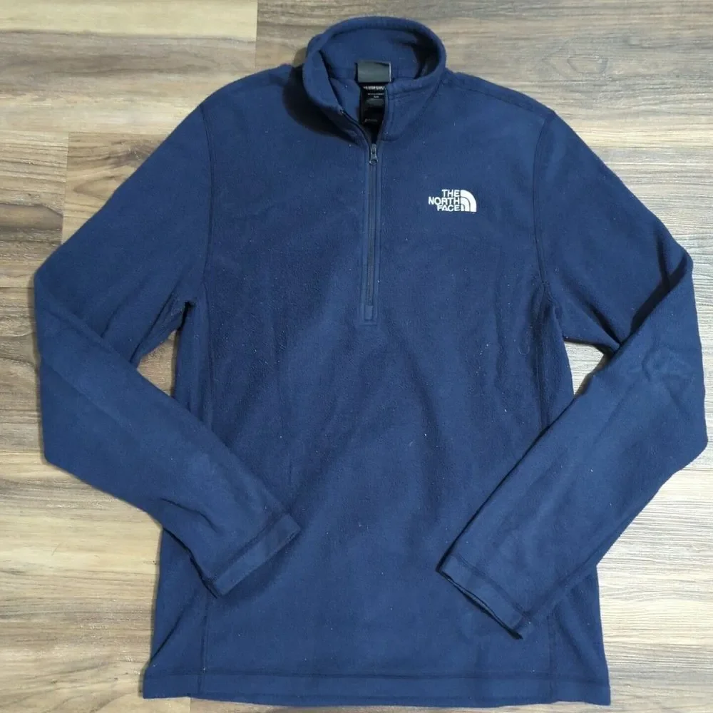 THE NORTH FACE‎ BLUE PULLOVER JACKET TOP MENS Small